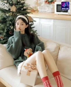 Read more about the article Beautiful Girl Bai Bain Chinese Livestream Hot51